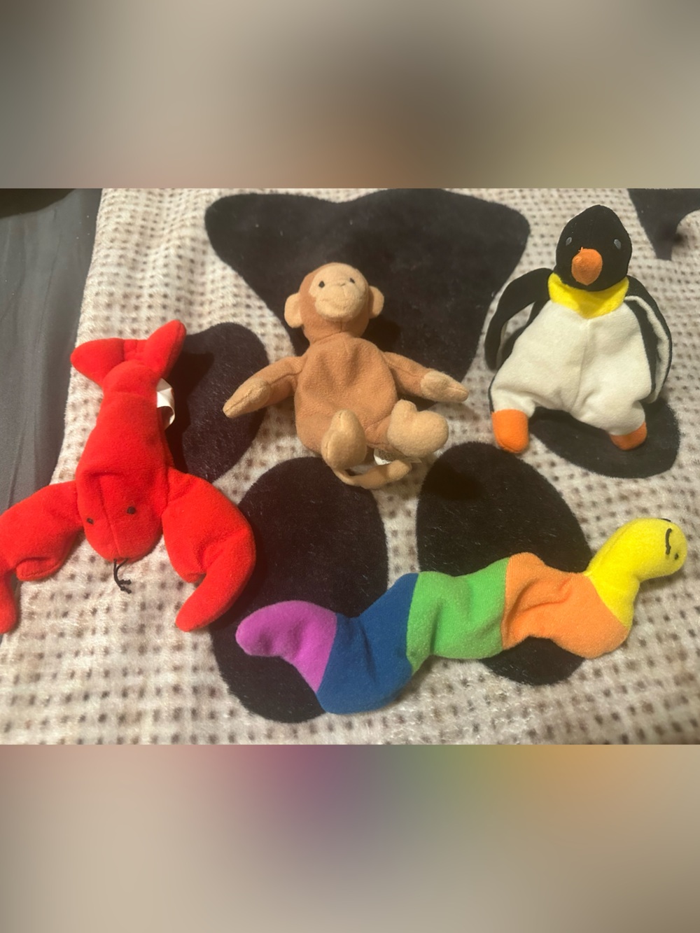 Lot of tiny beanie babies